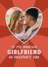 Personalised Valentines Day Photo Card created by @hollielonglanddesigns - Sweet Valentine's Day - For Girlfriend - Heart