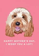 Cute Mother's Day Card - From The Dog - Dog Lover created by Sweetlove Press