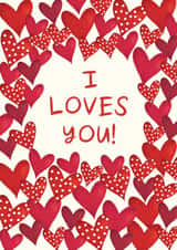 Cute Valentine's Day/Anniversary Card - Gavin And Stacey - I Loves You created by The Boy and the Bear
