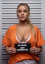 Funny Face Swap Valentine's Card – Big Tits Mugshot created by Diana Wolters