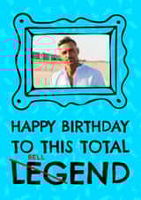 Personalised Birthday Photo Card created by AbiGoLucky - Funny Birthday Card - Bellend