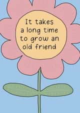 Cute Love And Friendship Card - Growing A Friend created by Belly Flops 
