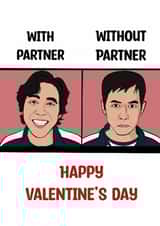 Funny Valentine’s Day Card - Squid Game - With And Without Partner created by Doublea