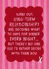 Funny Valentine's Day Card - Long Term Relationships created by Studio Mads