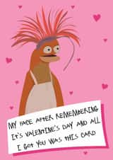 Funny Valentine's Day Card - Pepe The Prawn created by @Laura Lonsdale Designs