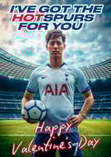Funny Valentine's Day Card - Heung-Min Son - Hots For You created by Richy B