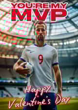 Fun Valentine's Day Card - Harry Kane - You're My MVP created by Richy B