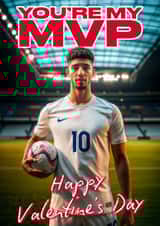 Fun Valentine's Day Card - Jude Bellingham - You're My MVP created by Richy B