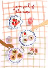 Cute Love And Friendship Card - Picnic - Pick Of The Crop created by Emma Block Illustration