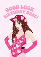 Fun Birthday Card - Chappell Roan - Birthday Babe created by Studio GRL UK