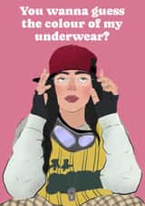 Funny Valentine's Day Card - Billie Eilish - LGBTQ+ created by The Queer Store