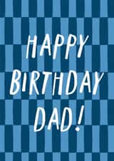 Classic Birthday Card - For Dad - Checkerboard created by Zoe Spry