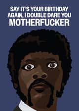 Funny Birthday Card - Pulp Fiction - Bon Anniversaire created by Hello Sausage