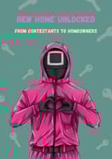 Funny New Home Card - Squid Game created by GawjusCards