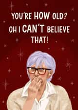 Funny Birthday Card - Linda - The Traitors created by Silky Rose Design