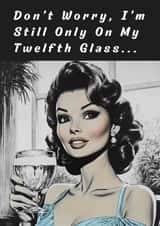 Hilarious vintage style birthday card, ideal for a partner or friend! created by ROFLCards