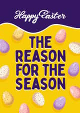 Funny Easter Card - Mini Eggs created by Mrs Best Paper Co.