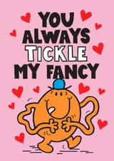 Funny Mr. Tickle Valentines Card /Anniversary Card for Him, Husband, Boyfriend created by Mr. Men