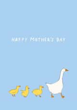 Cute Mother's Day Card - Mother Duck - Baby Ducks created by Isabella