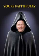 Personalised Birthday Photo Card created by MOJO Creative Studio - Funny Birthday Photo Card - Traitors - Yours Faithfully