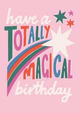 Fun Birthday Card - For Her - Totally Magical Birthday created by Laura Darrington Design Ltd.