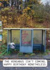 Funny Birthday Card - We Like to Party - Vengaboys Vengabus created by OBJECTABLES