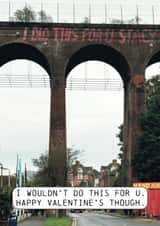 Funny Valentine's Day Card - Graffiti - I Wouldn't Do This For U created by OBJECTABLES