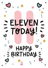 Classic Birthday Card - 11th created by Lyndsay Moon