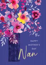 Traditional Mother's Day Card - Nan - Floral Bouquet created by Rebecca Prinn