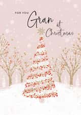 Classic Christmas Card - Gran - Decorated Tree created by Rebecca Prinn