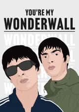 Oasis Wonderwall Valentine's Card created by Guilty Cards
