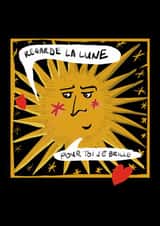 Arty Valentine's Day Card - Sun - La Lune created by Circle of Willis