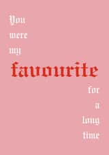 Modern Valentine's Day/Anniversary Card - Fontaines DC - Lyrics created by Glow On Prints