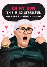 Funny Valentine's Day Card - Linda - The Traitors created by Artsy Gift Co