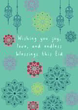Wishing You Endless Joy This Eid - Eid Card created by @Laura Lonsdale Designs
