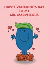 Mr. Marvellous Valentine's Day Card - For Him - Cheeky created by Mr. Men