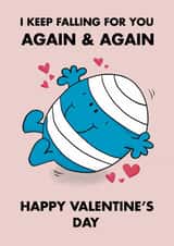 Fun Valentine's Day/Anniversary Card - For Her - Fall for You created by Mr. Men