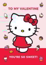 Cute Hello Kitty Valentine’s Day Card - You’re So Sweet! created by Danilo