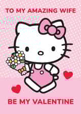 Cute Hello Kitty Valentine’s Day Card For Wife - Be My Valentine created by Danilo
