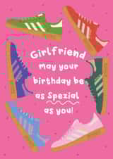Fun Birthday Card - For Girlfriend - Trainers created by @Laura Lonsdale Designs