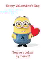 Cute Minions Valentine’s Day Card– ‘You’ve Stolen My Heart’ created by Danilo