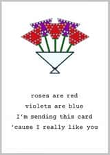 Fractal Flowers - Poem - Valentines - Partner Boyfriend Girlfriend - Love created by Ant&Vic UK