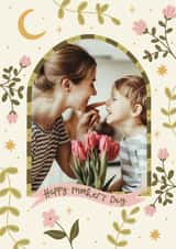 Personalised Mothers Day Photo Card created by Abbie Imagine - Pretty Mother's Day Card - Floral Arch