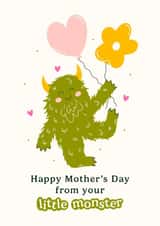 Cute Mother's Day Card - Little Monster created by Abbie Imagine