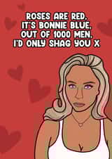 Rude Anniversary Card - Bonnie Blue created by designsasha