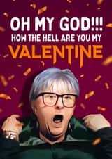 Funny Valentine's Day Card - Linda - The Traitors created by Mrs Best Paper Co.