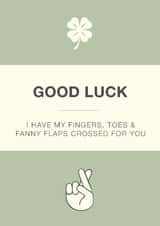 Funny Good Luck card created by Rankidoodle