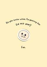 Cute Eid Card - Moon - Eating created by The Mosque Sketcher