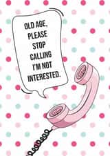 Funny Birthday Card for Friends & Family, Getting Old Birthday Card created by Dotesy Designs