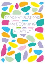 Fun New Baby Card - Adoption - Becoming A Family created by size3art